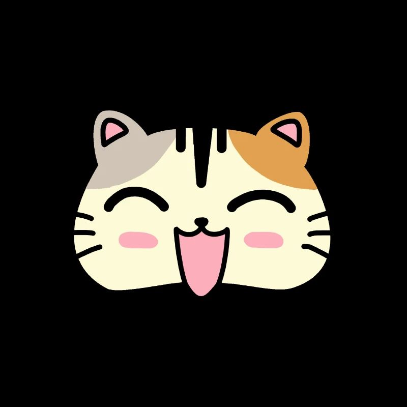 Chat visage rire