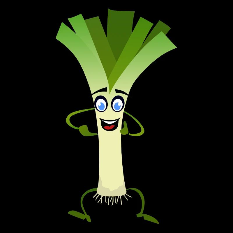 leeks vegetable smile drawing humor fun funny