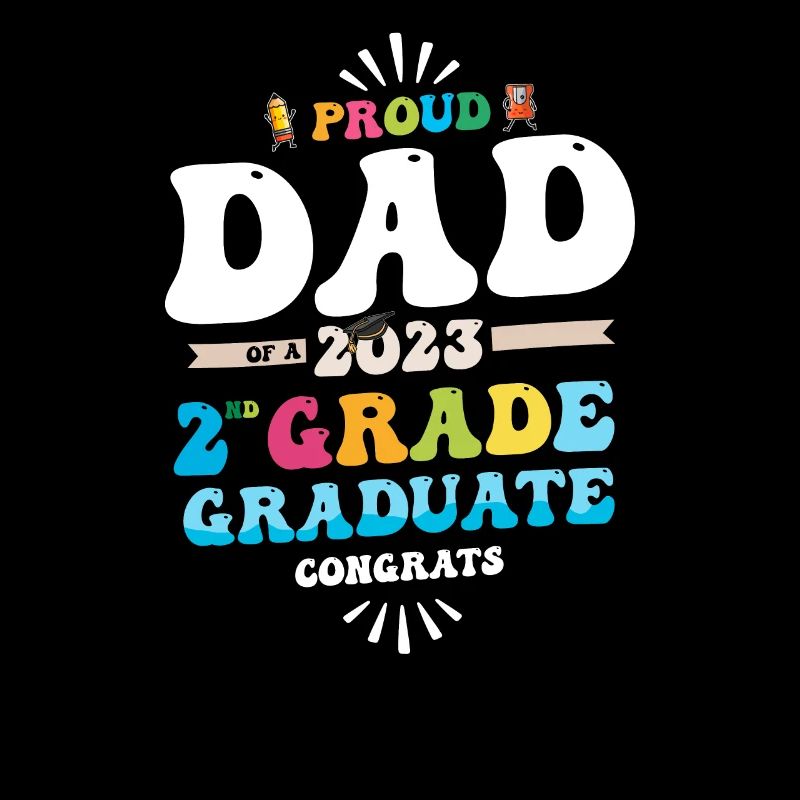 Fier papa d’une classe de 2e année de 2023