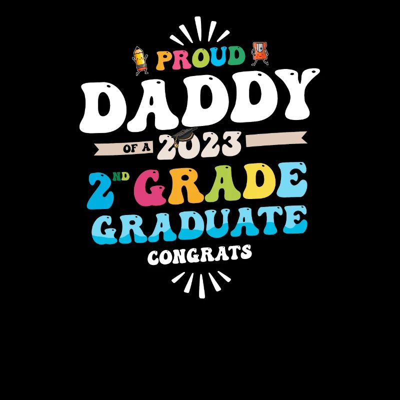 Stolzer Papa einer 2. Klasse von 2023