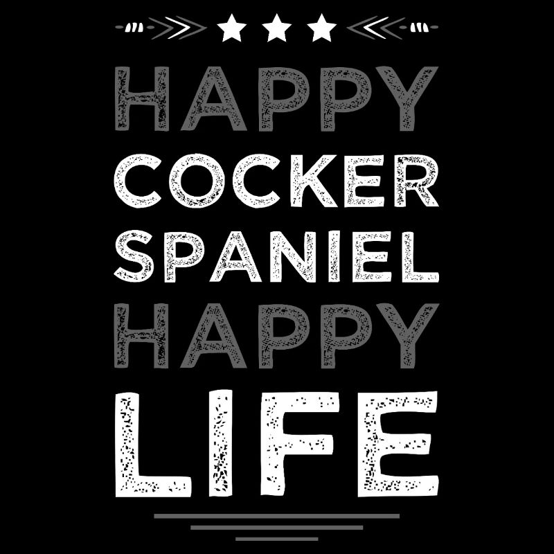 Mode de vie heureux de l’épagneul cocker