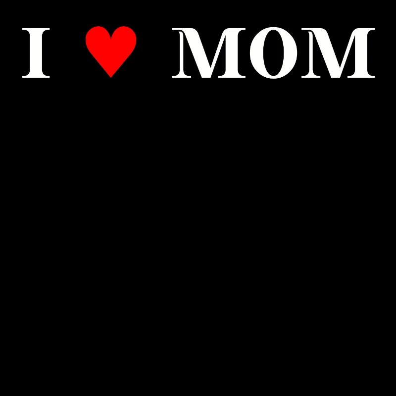 I LOVE MOM Geschenkidee MUTTERTAG MAMA