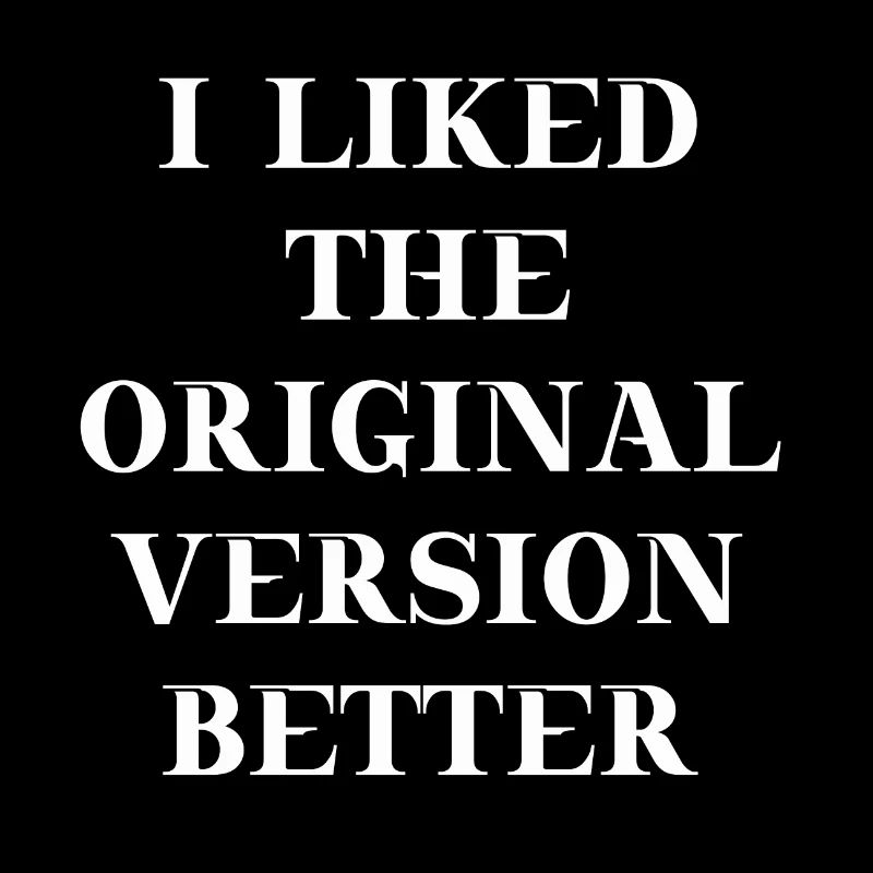 J’ai préféré la version originale Geschenkidee