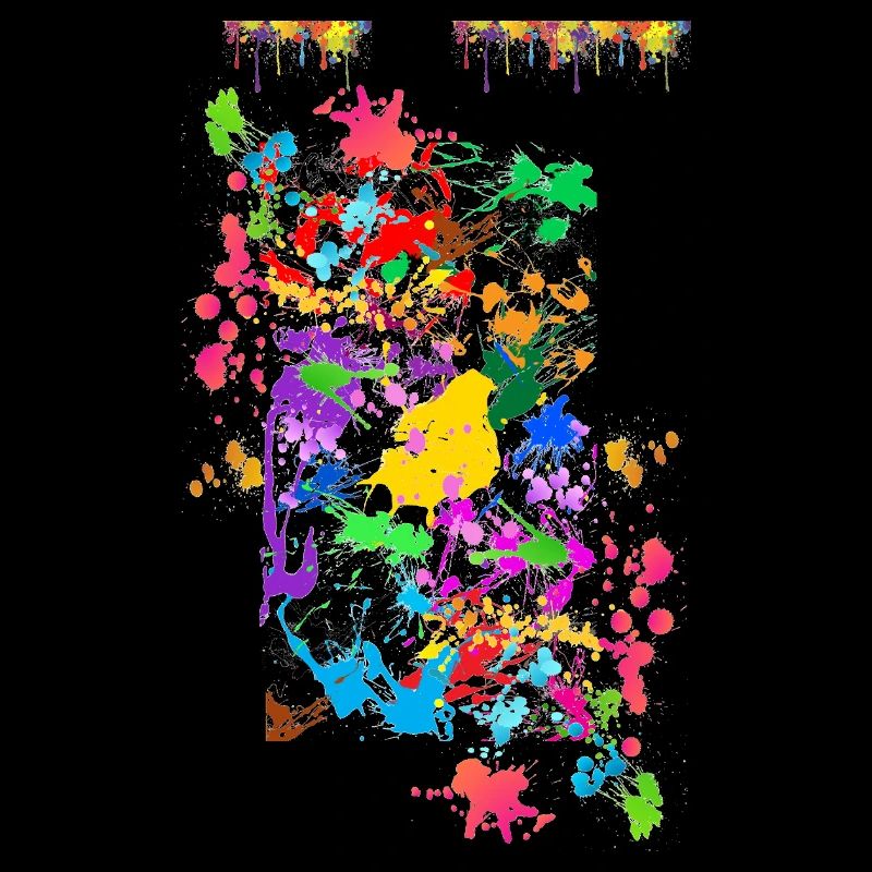 Éclaboussures de couleurs abstraites