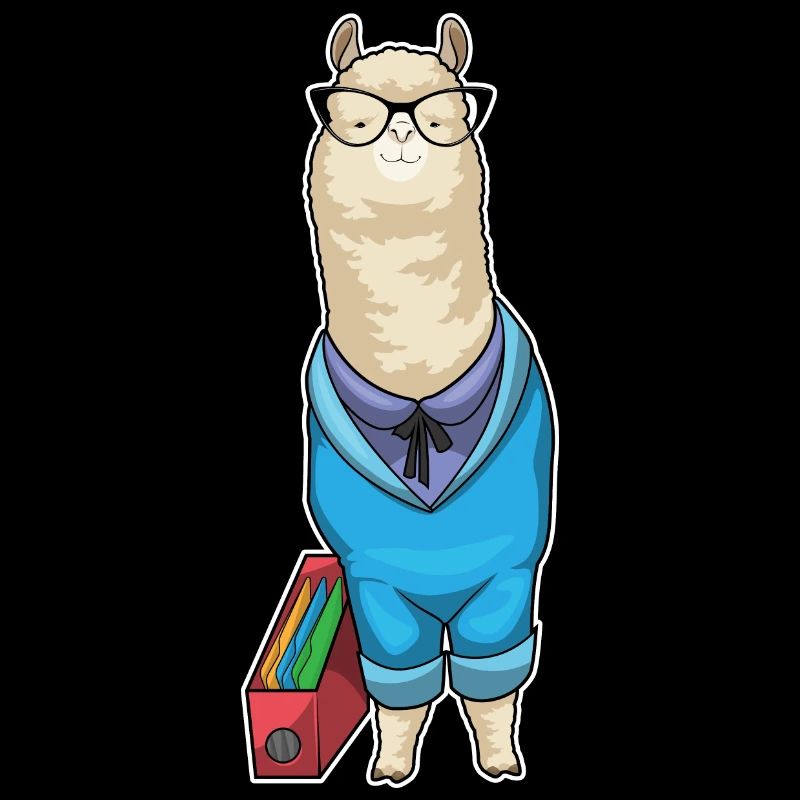 Alpaka Sekretärin Brille