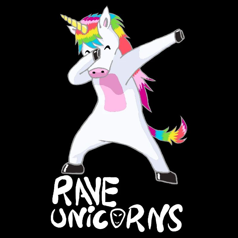 Logo Rave Licornes Texte blanc