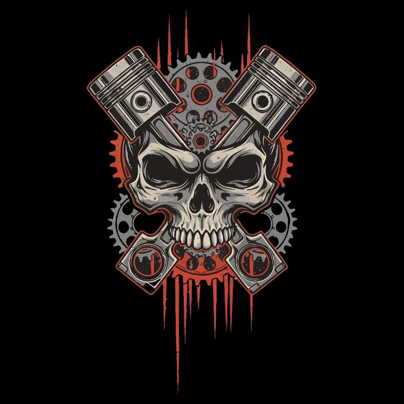 Schädelmotor Steampunk Tuning
