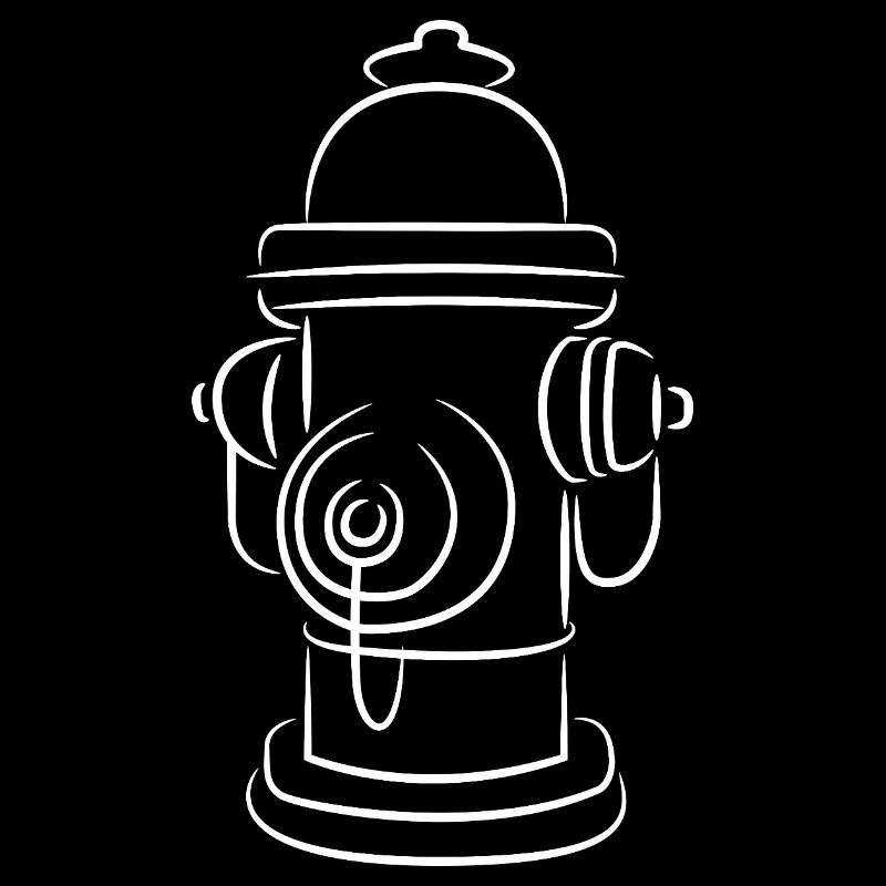 Hydrant Zeichnung