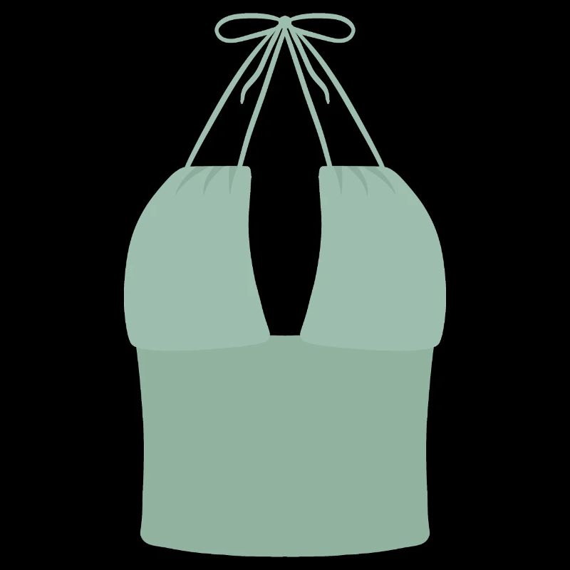 Haut bikini Mint Halter