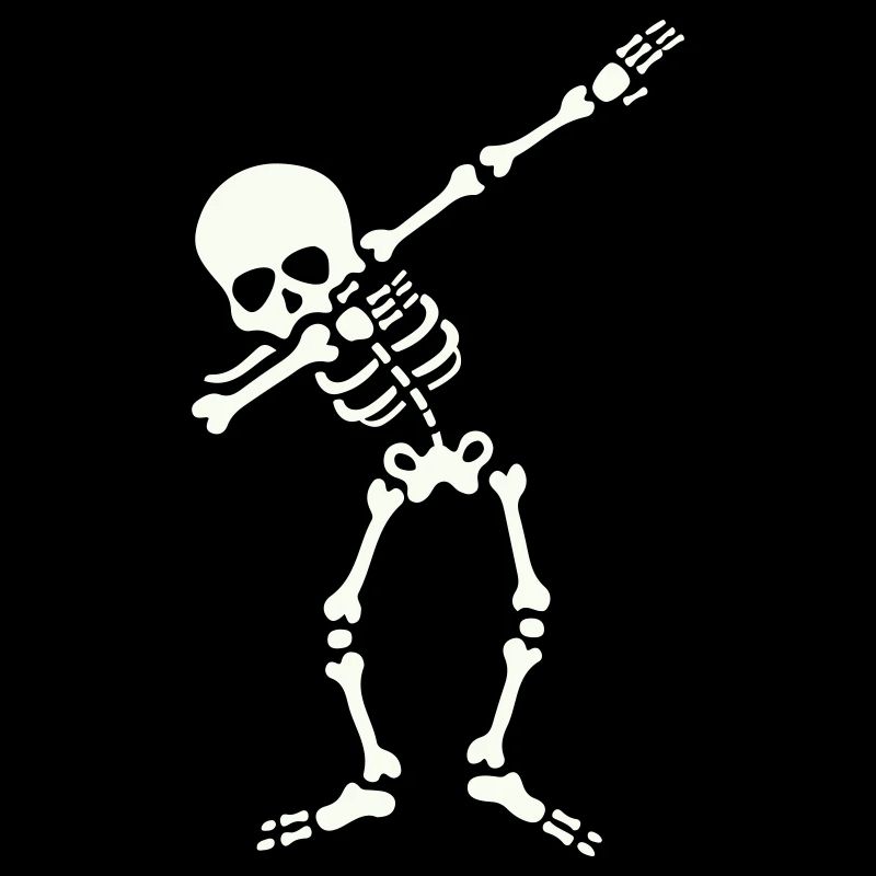 Skelett Dab Dabbing