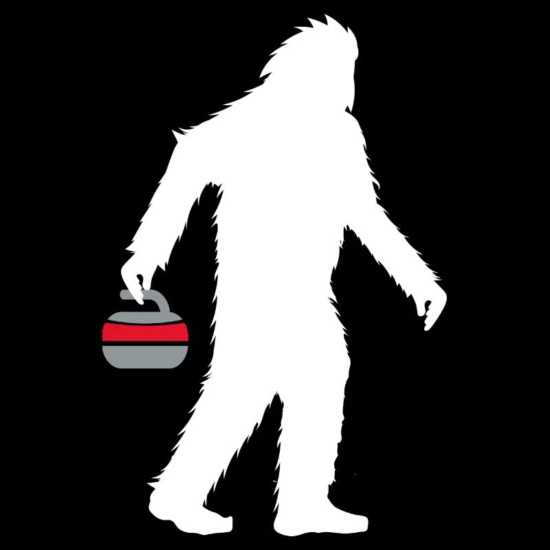 Curling Curling pierre de curling Curling-Yeti