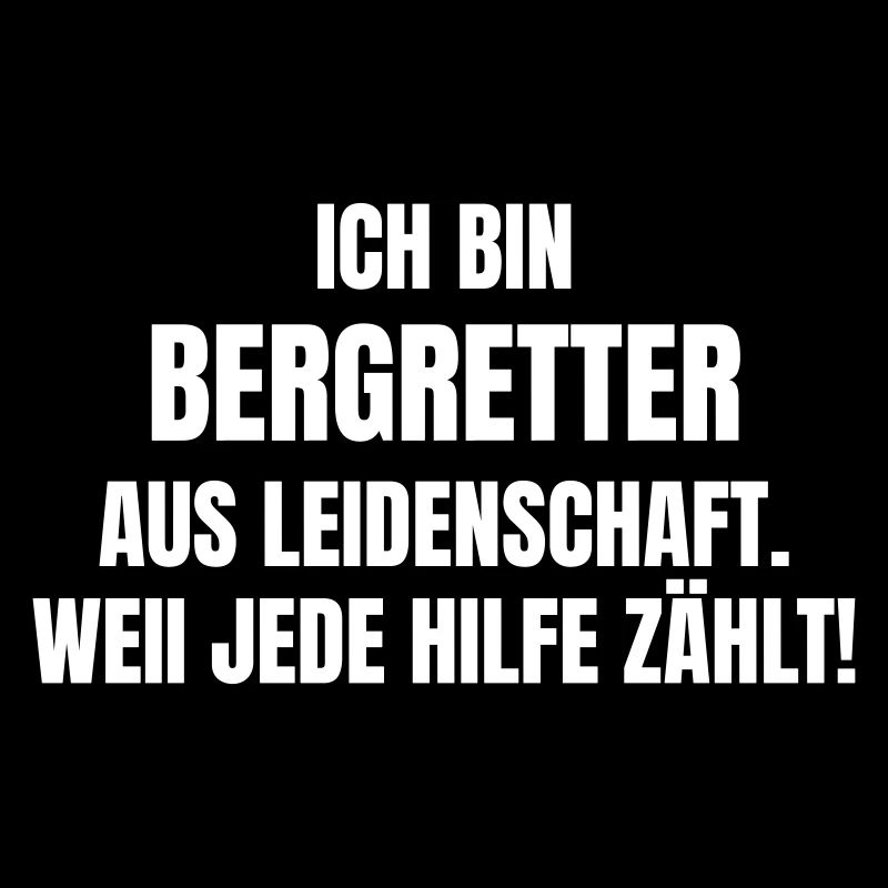 Ich bin Bergretter.