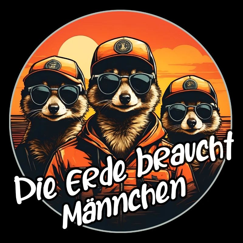 Coole Erdmännchen lustiger Erdmännchenspruch
