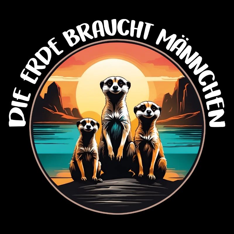 Coole Erdmännchen lustiger Erdmännchenspruch