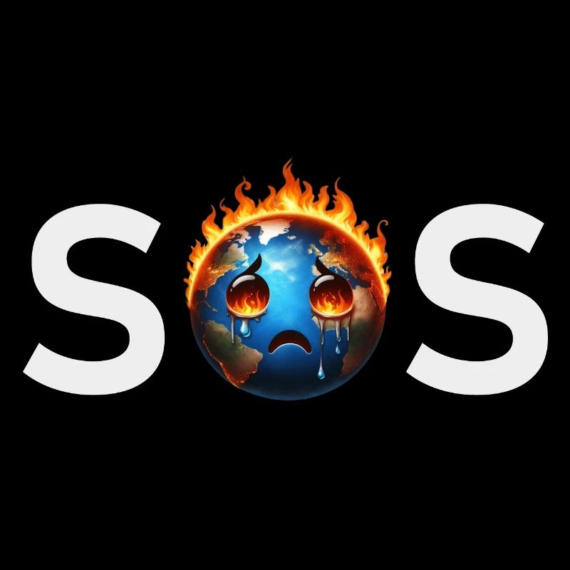 SOS - Burning Sad Earth Climate Change