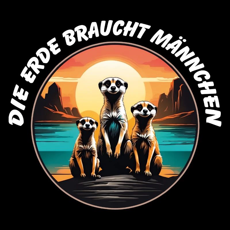 Coole Erdmännchen lustiger Erdmännchenspruch