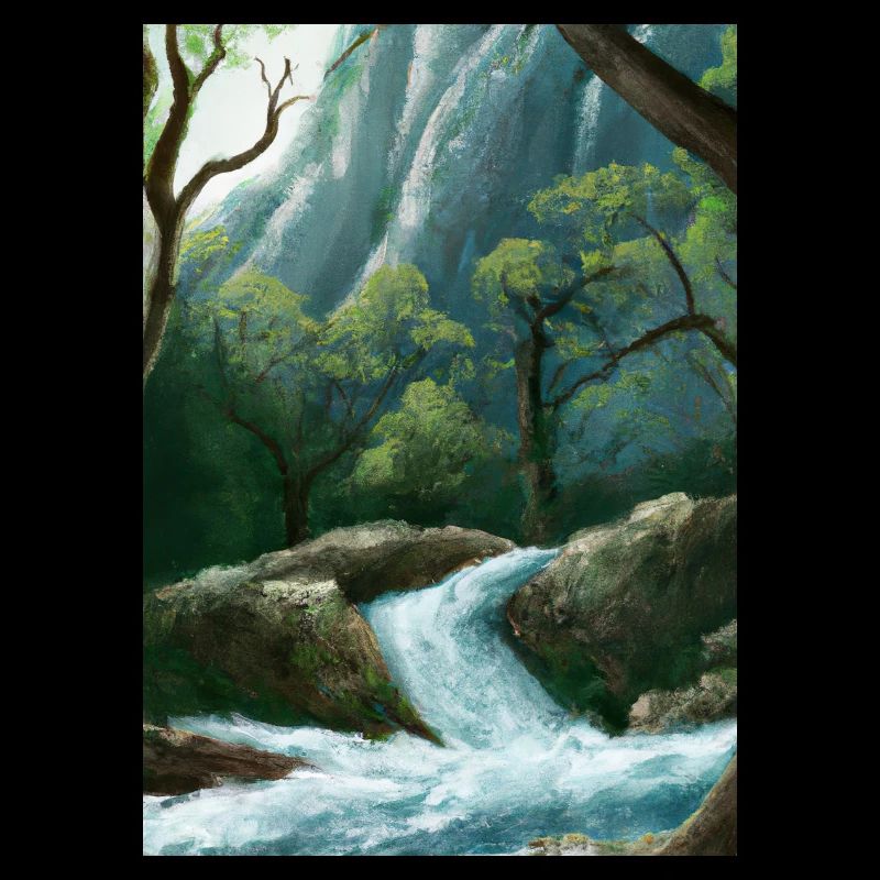 Forest River Wasserfall