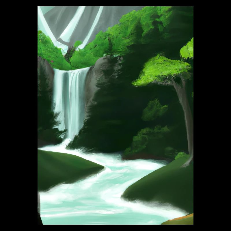 Forest River Wasserfall