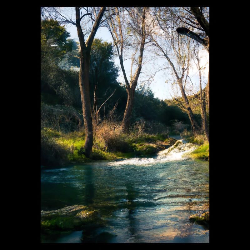 Forest River Wasserfall