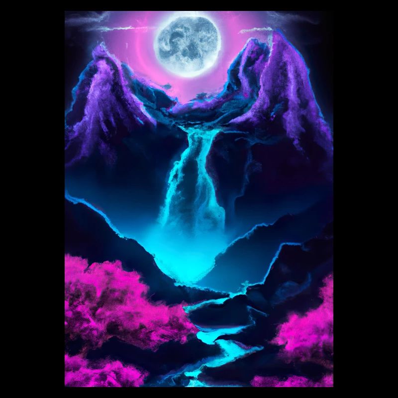 Mystischer Wasserfall