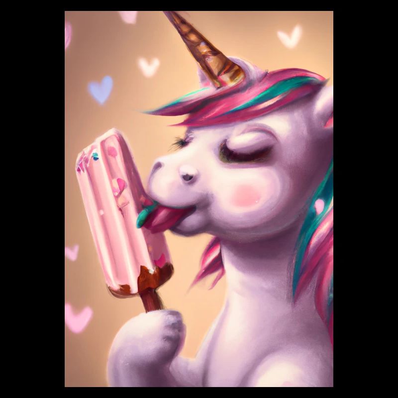 Eiscreme Einhorn