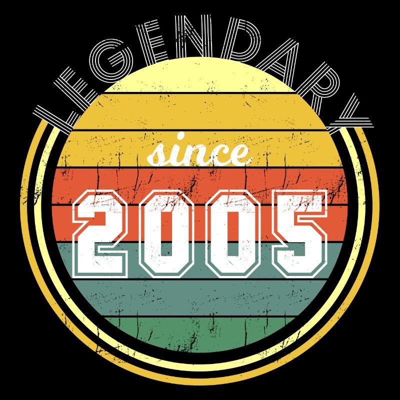 Vintage Legendary since 2005 Geburtstag Retro