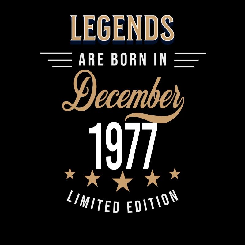 Legends werden im Dezember 1977 geboren