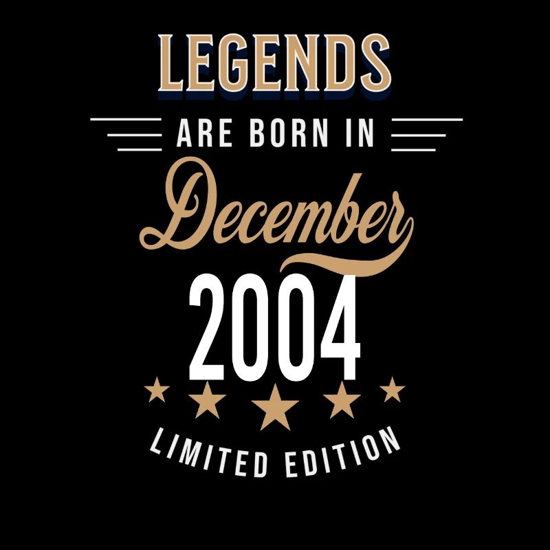 Legends werden im Dezember 2004 geboren