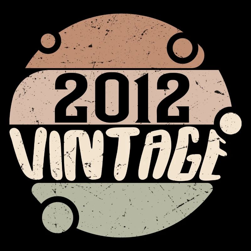 Vintage 2012 Cadeaux rétro 2012 millésime 2012