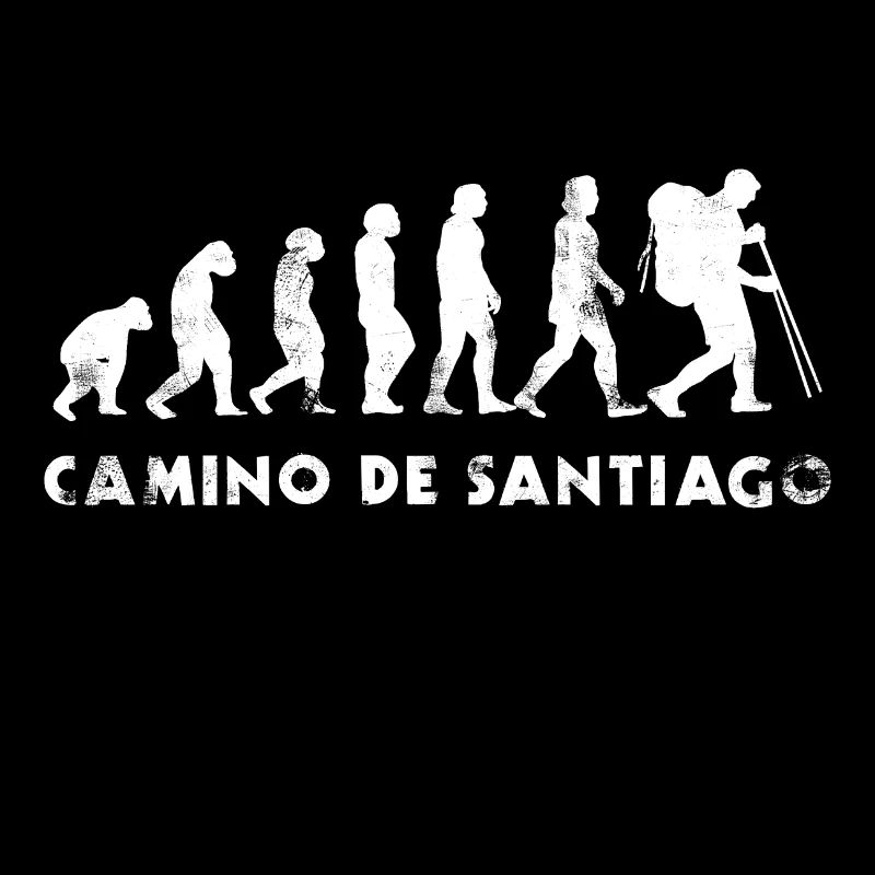 Way of St. James evolution pilgrim hiker gift idea