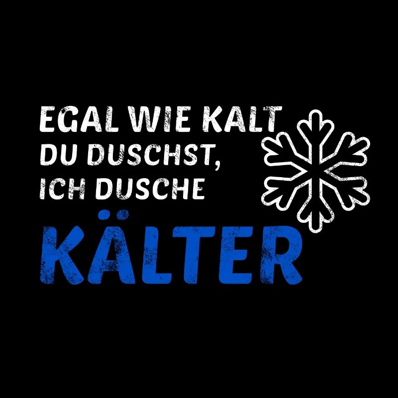 Kalte Dusche Eiskalt Kälte Eis Schnee Geschenkidee