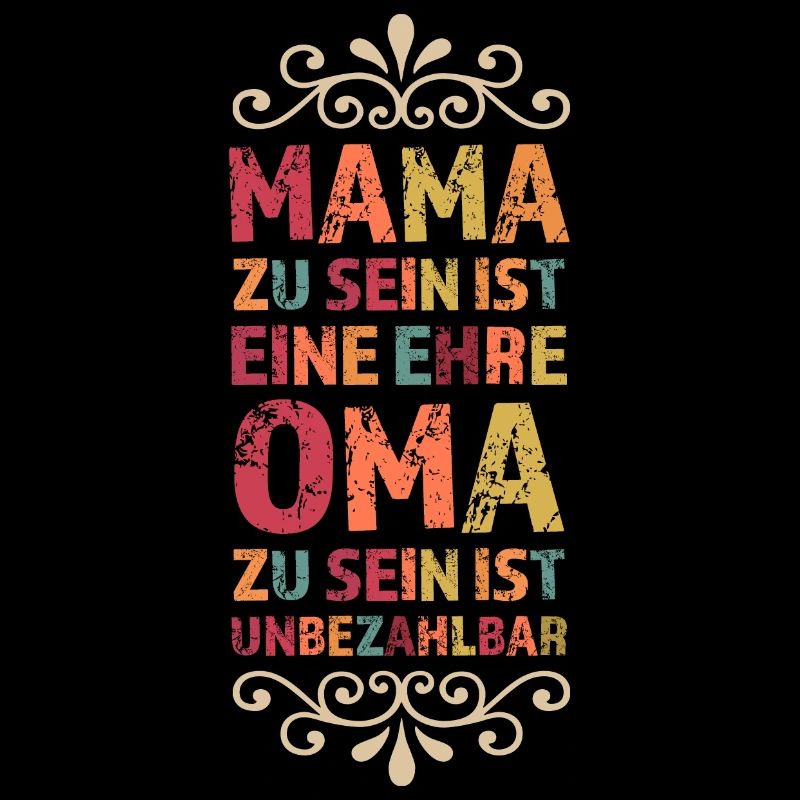 Mama & Oma Familie Mutter Geschenk