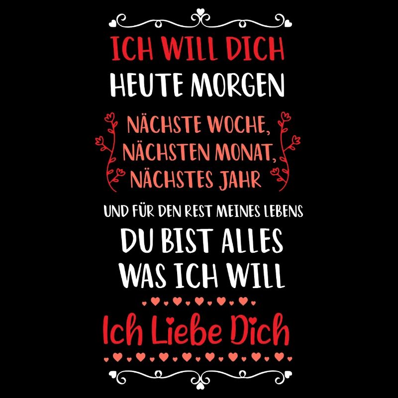 Ich will dich heute morgen nächste Woche