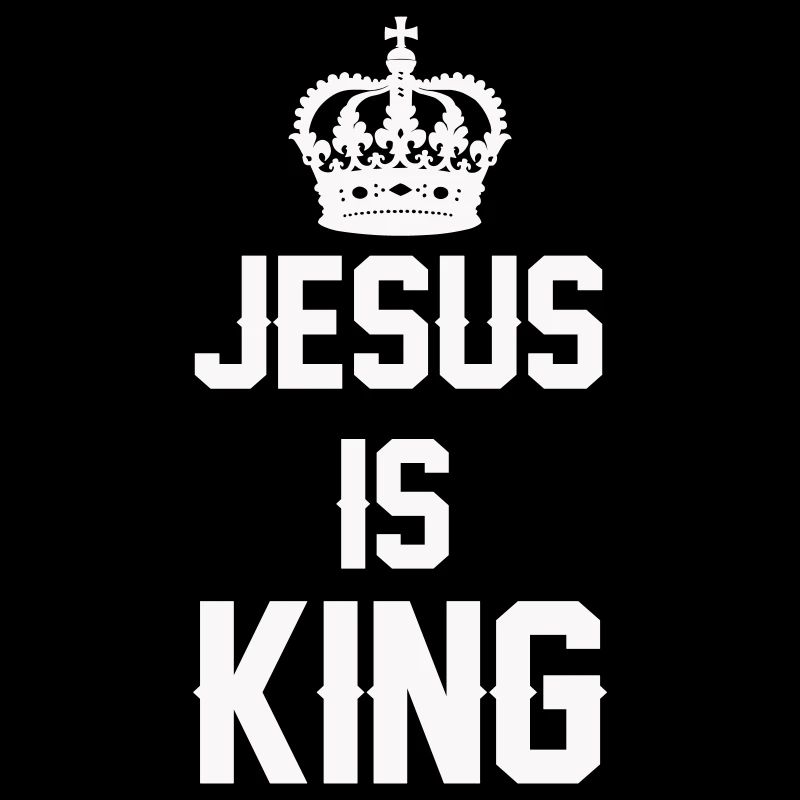 Jesus ist König Krone Grafik