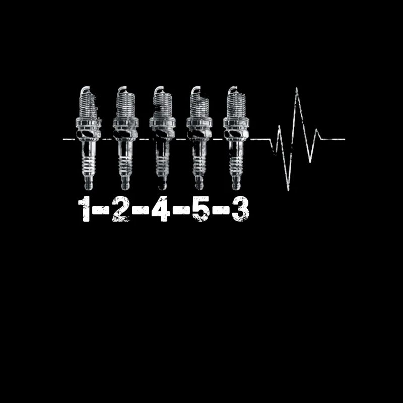 Idée cadeau 5 cylindres turbo oldtimer 1-2-4-5-3