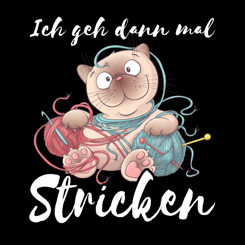 Ich Geh Dann Mal Stricken Katze