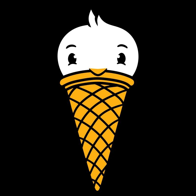 Vogel Eis Waffel Waffeleis Kugeln Eiscreme Eistüte