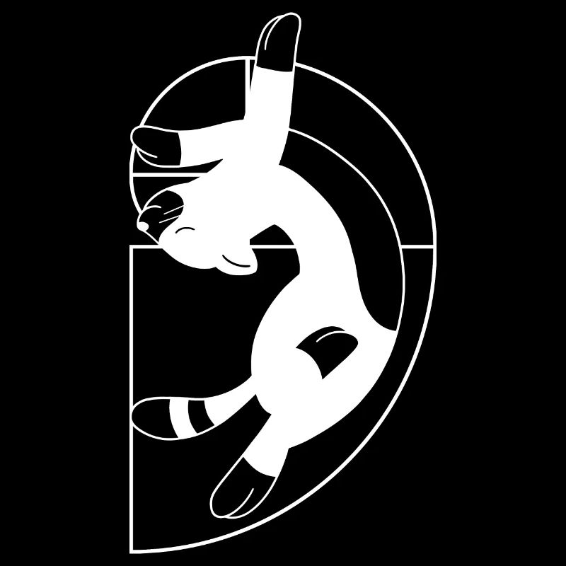 Spiral Cat Gift Fibonacci Follow Math