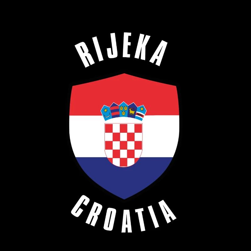 Rijeka Croatia Shield Design