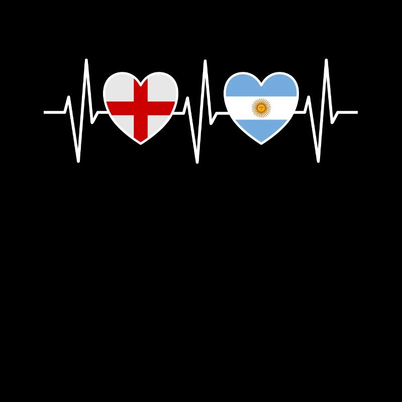 Angleterre et Argentine Drapeaux argentins