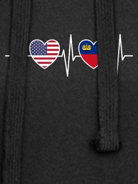 USA and Liechtenstein Liechtenstein flags
