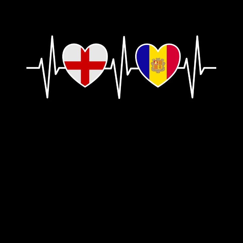 Angleterre et Andorre Drapeaux du drapeau andorran