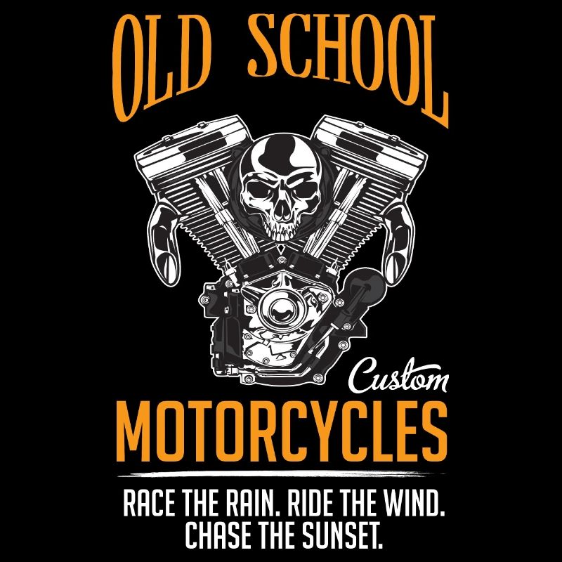 Motorcycle chopper biker gift hobby