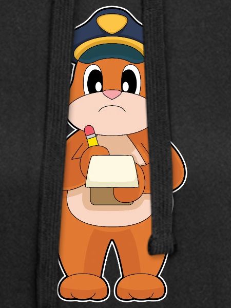 bear policeman ticket police