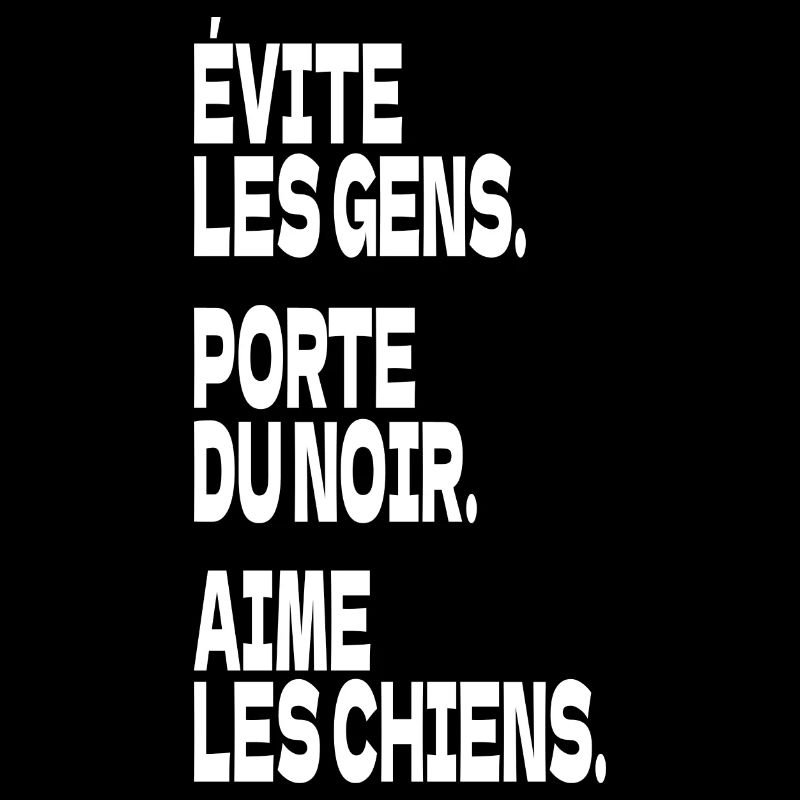 évite les gens