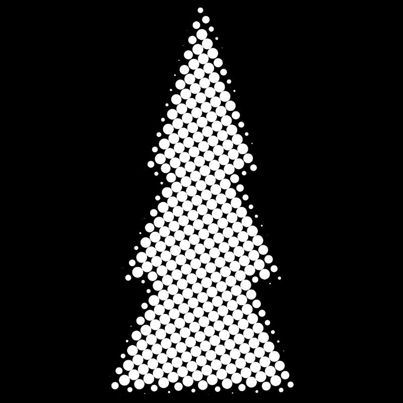 Weihnachtsbaum Silhouette