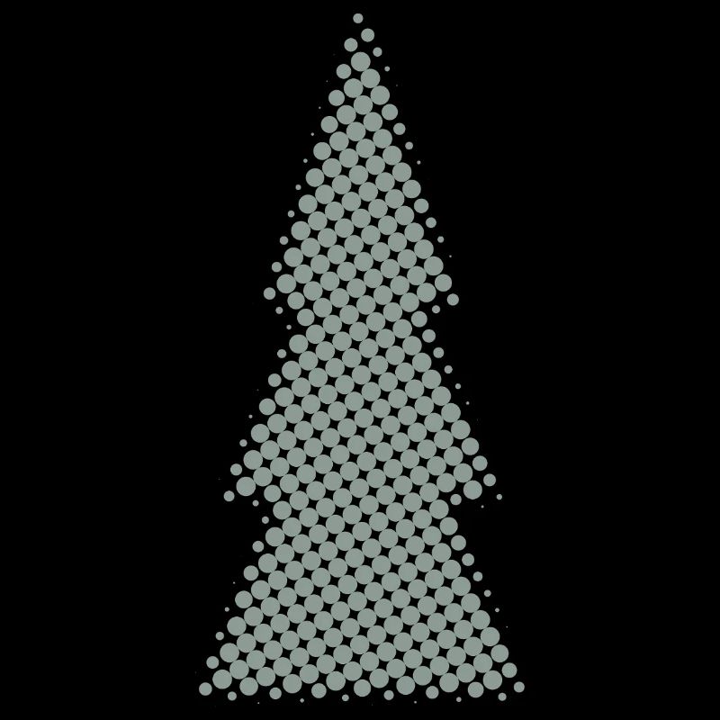 Christmas Tree Pixel Design Fir