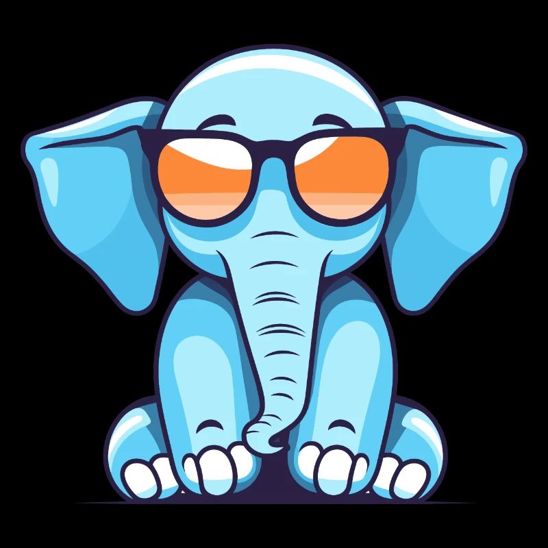 Chill-Elefant - Sonnenbrille & Sommerflair