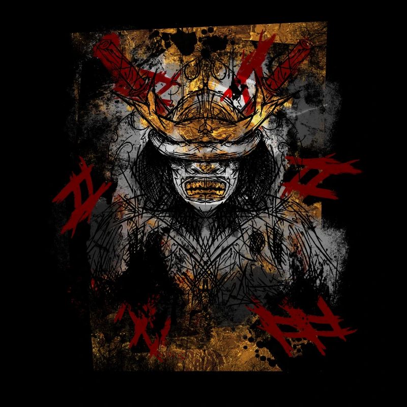 Kabuki, Ronin, Samurai Krieger, Trash style