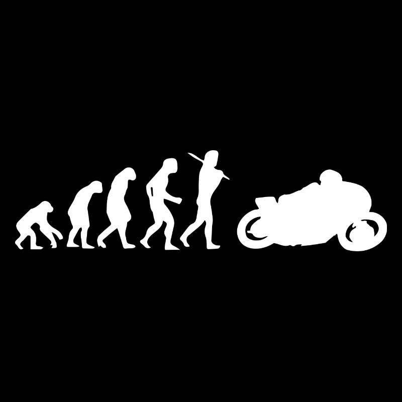 Motorcycle Motorcyclist Evolution Biker Gift